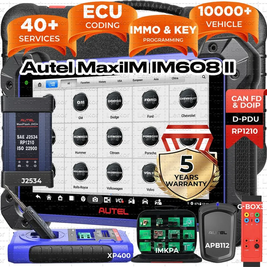 Диагностический сканер Autel MaxiIM IM608 PRO II Key PROGRAMMING Diagnostic Scan