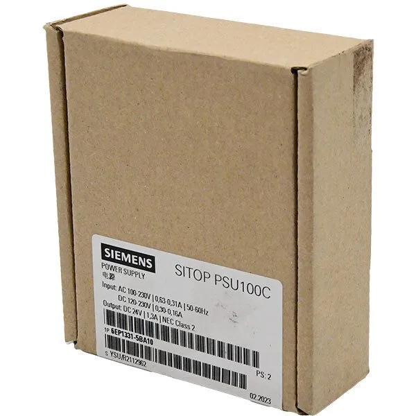 Блок питания SIEMENS 6EP1331-5BA10 SITOP 24 VDC 1.3A POWER SUPPLY