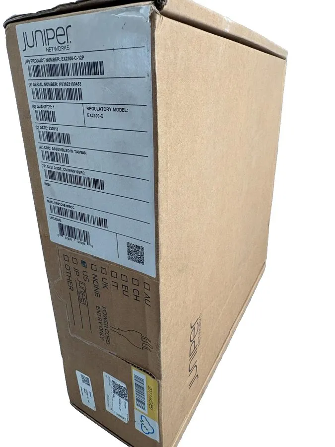 Коммутатор Juniper EX2300-C-12P 12-Port Gigabit Managed Network Switch