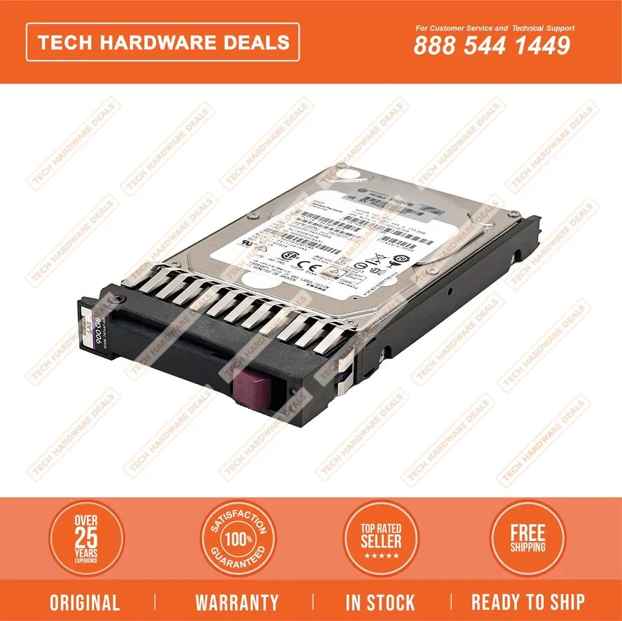 Жёсткий диск HPE EG0900JFCKB 900GB 10K SAS 2.5" HDD 781514-004