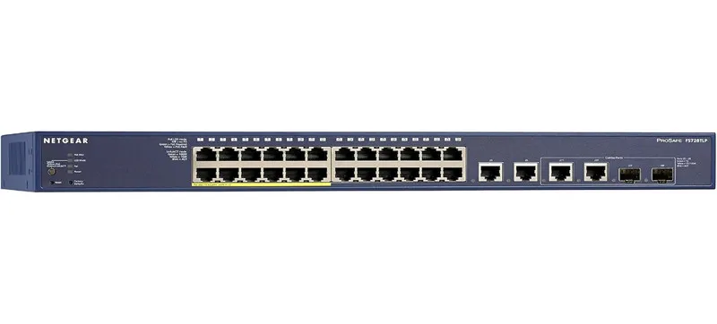 Коммутатор NETGEAR ProSafe FS728TLP 28-Port Smart Switch 12 Poe and 4 Gigabit Po
