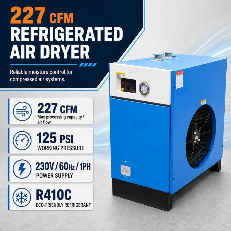 Компрессор Air Dryer 220V/60HZ Refrigerated Compressed System 227CFM 50HP air co — фото лота 2