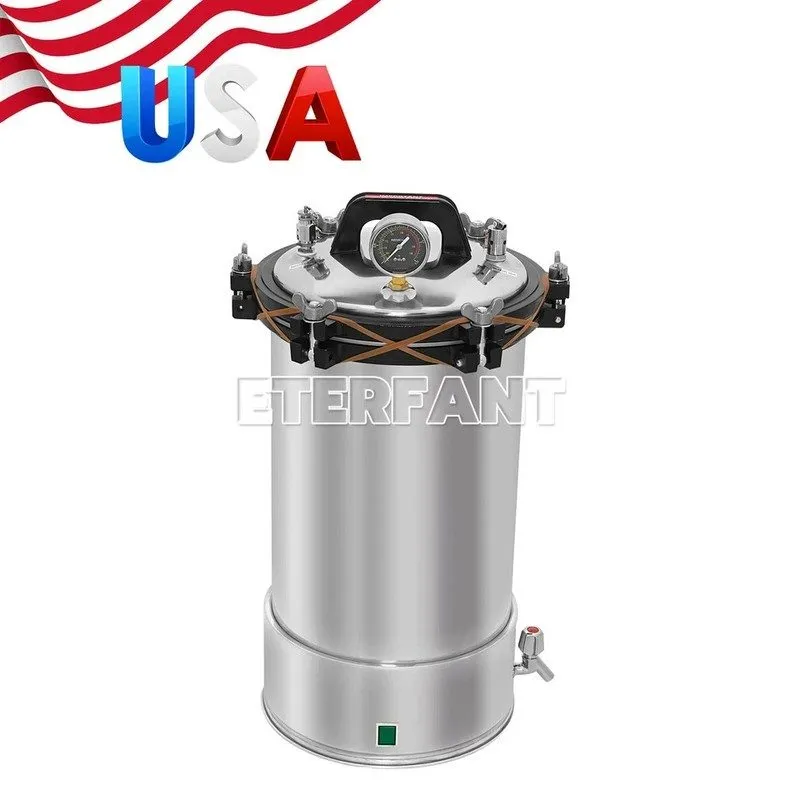 Стерилизатор Medical Dental 27L UV Sterilization Cabinet/24L Autoclave Steam Ste — фото лота 2
