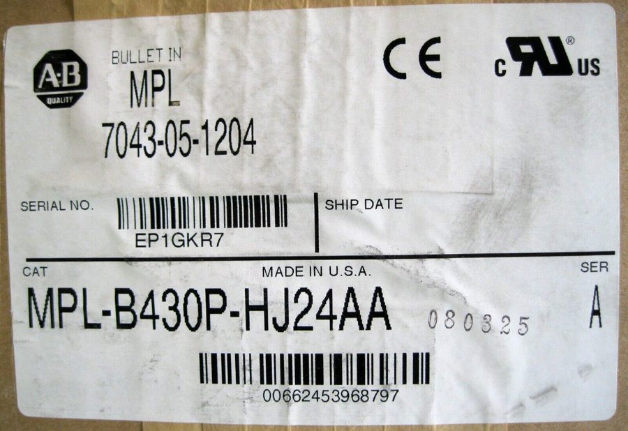 Фото лота MPL-B430P-HJ24AA от продавца №70696