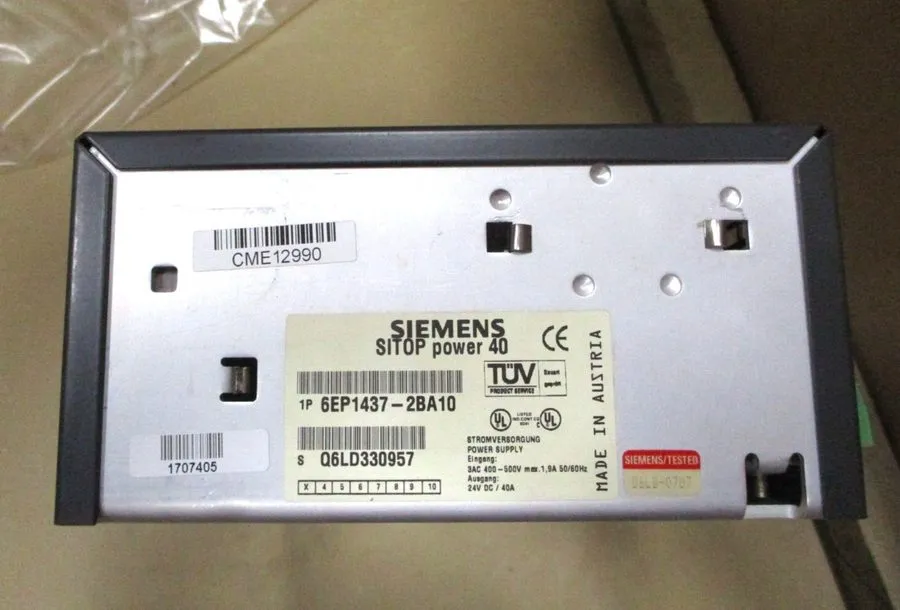 Блок питания 6EP1437-2BA10 Siemens SITOP Power supply output 24VDC/40A