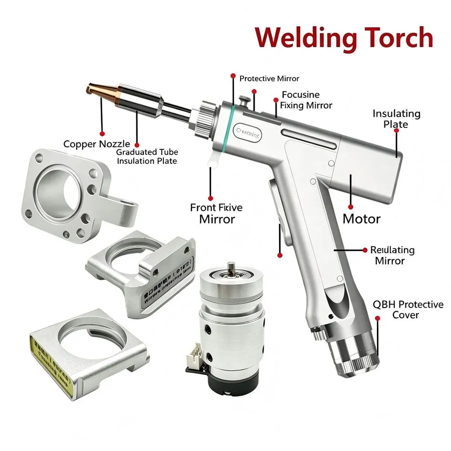Оборудование ЧПУ CQWY Laser Welding Head Accessories SUP23S/T Backup Replacement