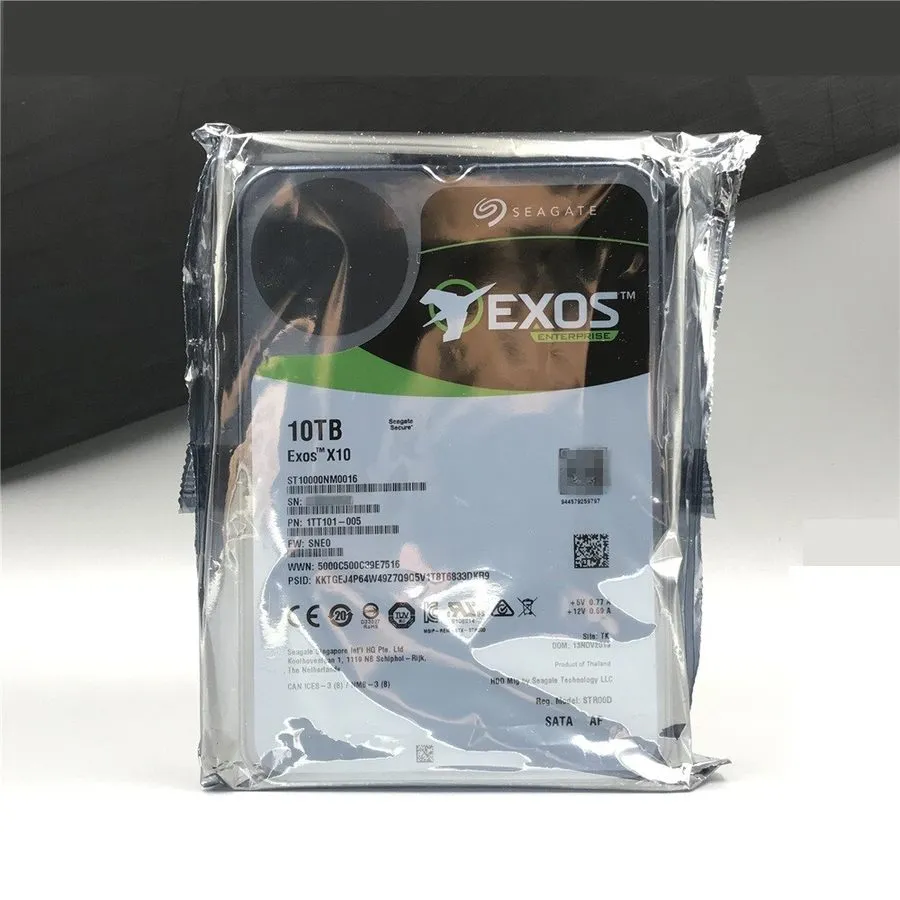 Жёсткий диск Seagate Exos X10 ST10000NM0016 10TB 7.2K 256MB 3.5" SATA Enterprise