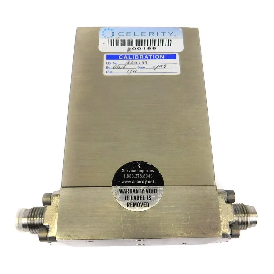 Контроллер UNIT Instruments UFM-1660 Mass Flow Controller, 150 SCCM, SiH2Cl2 Gas