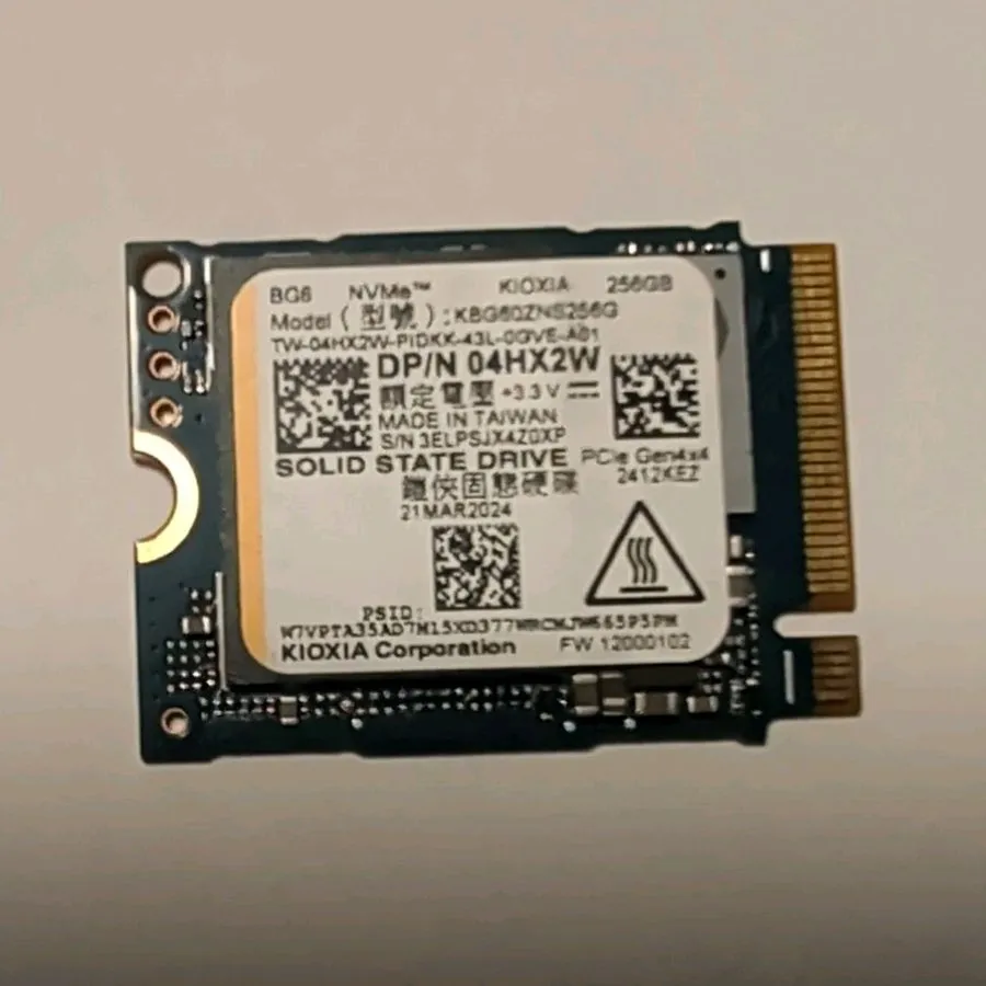SSD-накопитель SAMSUNG PM9B1 256GB Gen4x4 PCIe NVMe M.2 2280 SSD