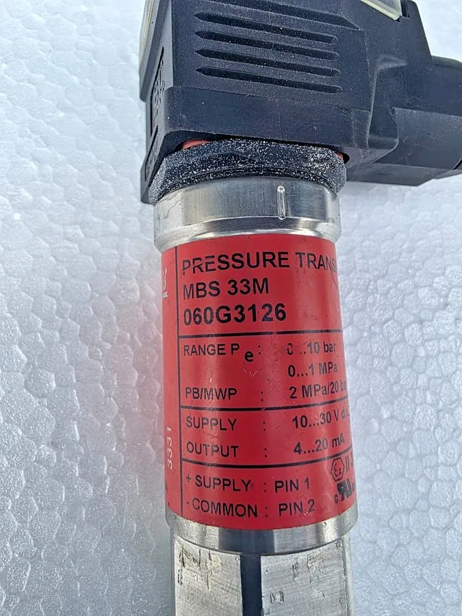 Датчик давления Danfoss 060G3126 MBS 33M Pressure Transmitter — фото лота 2