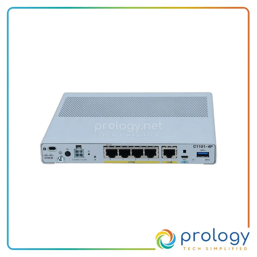 Маршрутизатор Cisco Refresh C1101-4P 4 Port Integrated Services Router