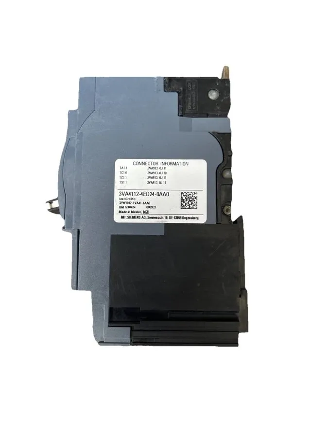 Автоматический выключатель Siemens 3VA4112-4ED24-0AA0 125A 2-Pole 480V 3VA4 Circ