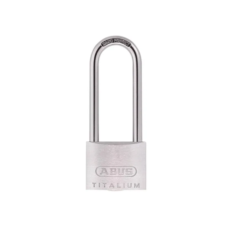 Такелажная скоба ABUS Mechanical 80TI/40mm TITALIUM™ Padlock 40mm Long Shackle K — фото лота 1