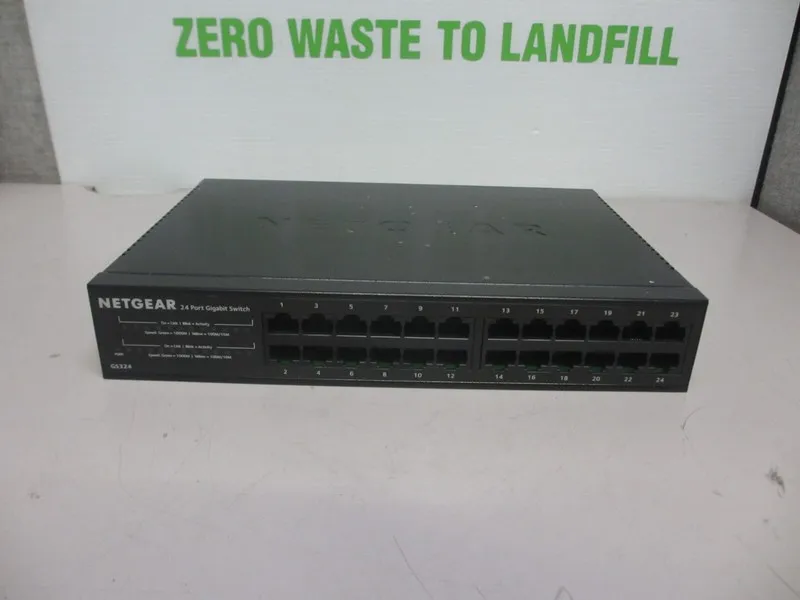 Коммутатор NETGEAR GS324 24-Port Gigabit Ethernet Unmanaged Switch Black