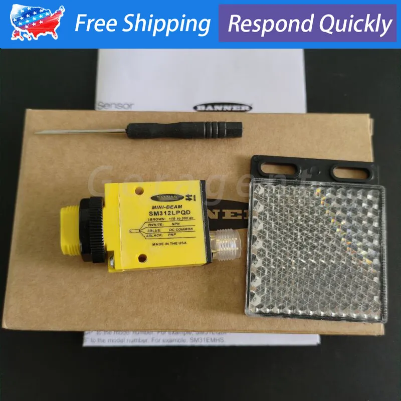 Фотоэлектрический датчик SM312LPQD Photoelectric Sensor PNP