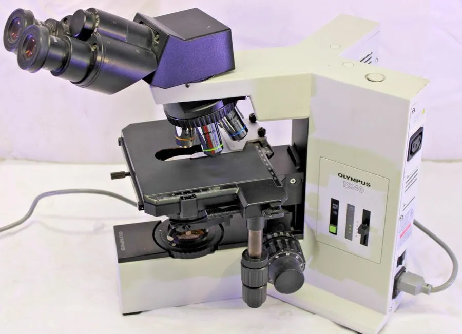 Микроскоп Olympus BX40F-3 Upright Binocular Microscope with Four Objectives, Par