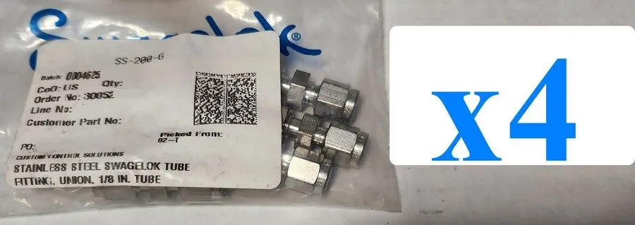 Фитинг Swagelok SS-200-6 Stainless Steel Swagelok Tube Fitting FNSP