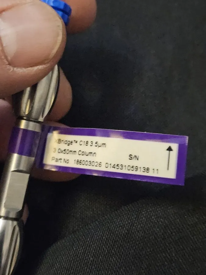 Хроматографическая колонка “Waters XBridge C18 3.5µm 3.0×50mm HPLC Column Part 1 — фото лота 1
