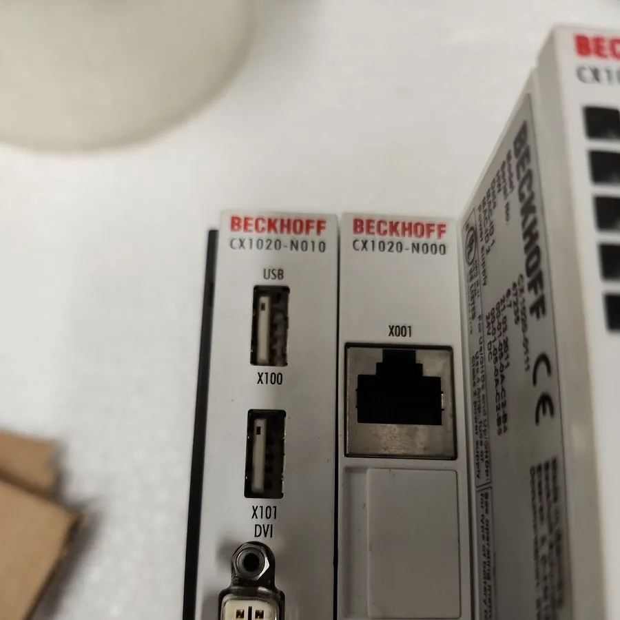 IIoT-устройство Beckhoff CX1020-0111 + CX1100-0004 + CX1020-N010 — фото лота 2