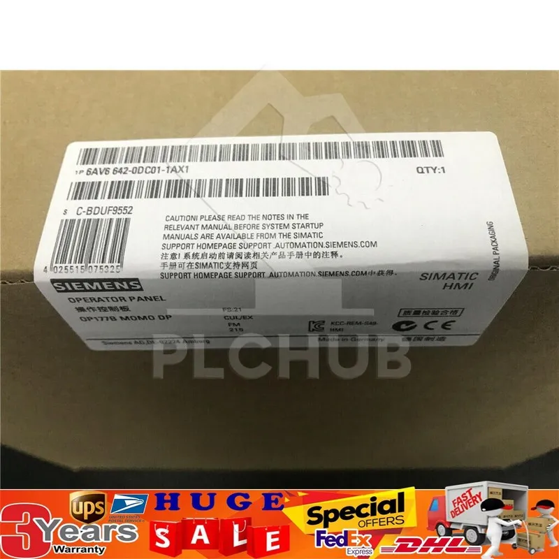 Панель оператора Siemens HMI 6AV6642-0DC01-1AX1 Touch Panel