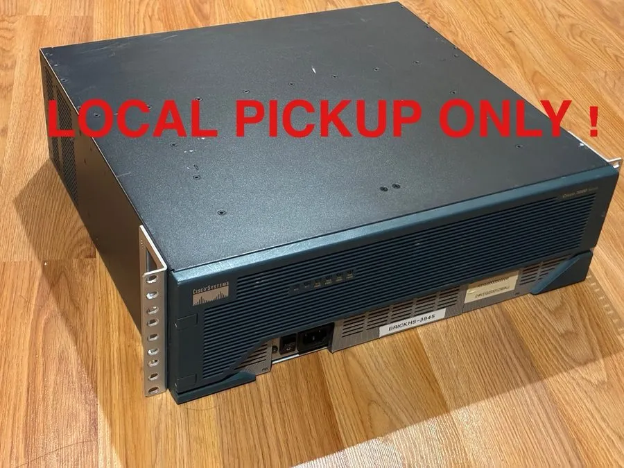 Маршрутизатор Cisco 3845 ISR Router 256MB RAM 6 FXO Voice Ports + 1 PRI & Workin