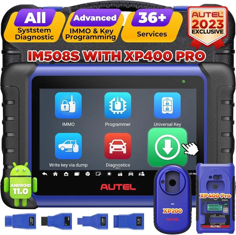 Диагностический сканер 2026 Autel MaxiIM IM508S +XP400 PRO as IM608 PRO II IMMO