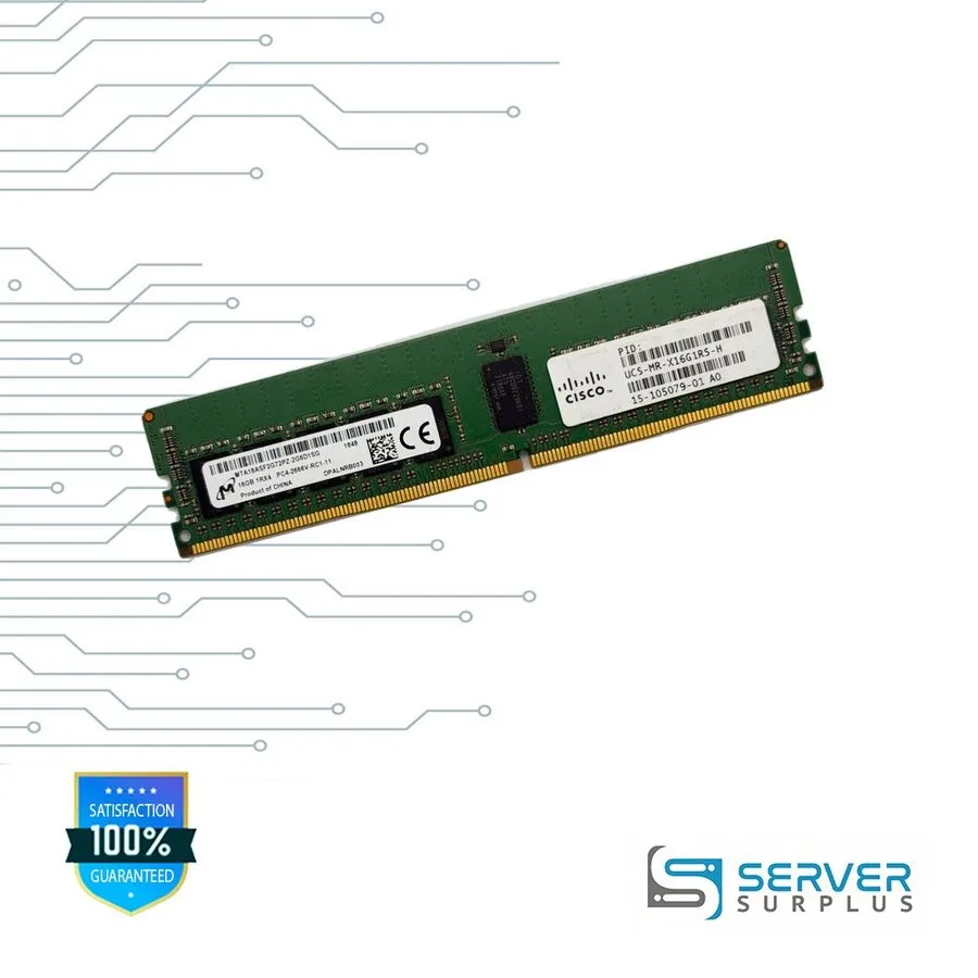 Модуль памяти UCS-MR-X16G1RS-H Cisco Compatible 16GB DDR4-2666Mhz 1Rx4 1.2v ECC