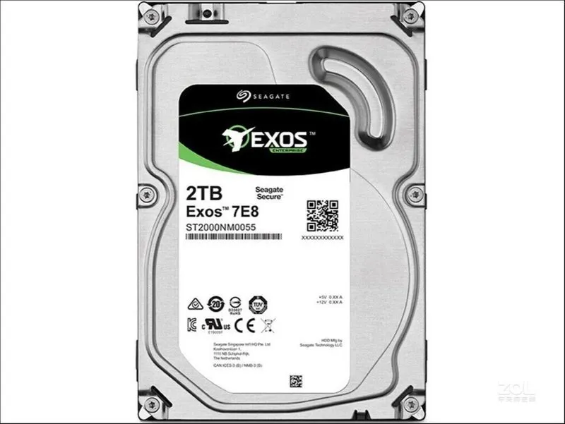 Жёсткий диск Seagate EXOS ST2000NM0055 2TB 128MB 7200RPM 3.5" SATA III Enterpris