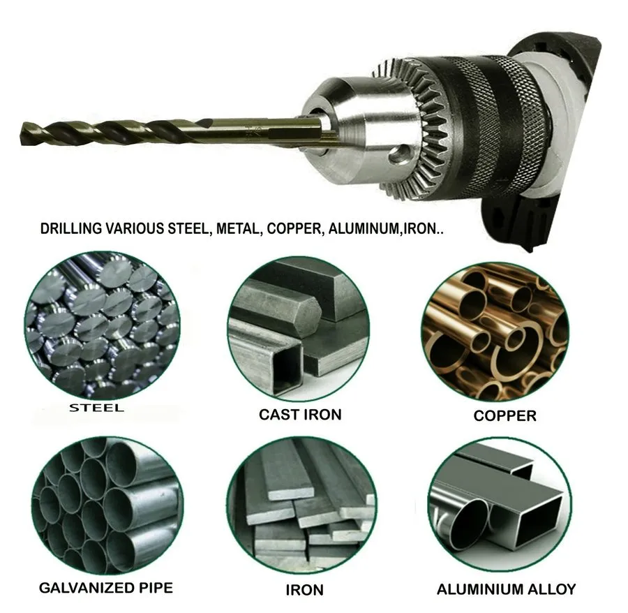 Режущий инструмент HSS Cobalt Drill Bit Set 15/32" M35 Jobber Length Twist Drill — фото лота 2