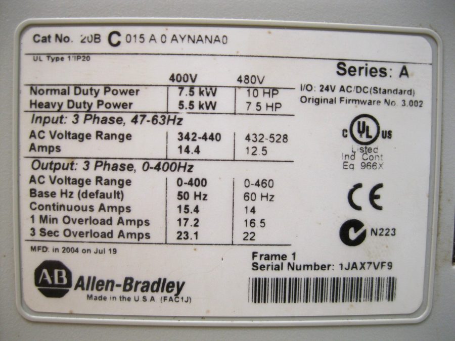 Фото лота 20B-C015A0AYNANA0 от продавца №70696
