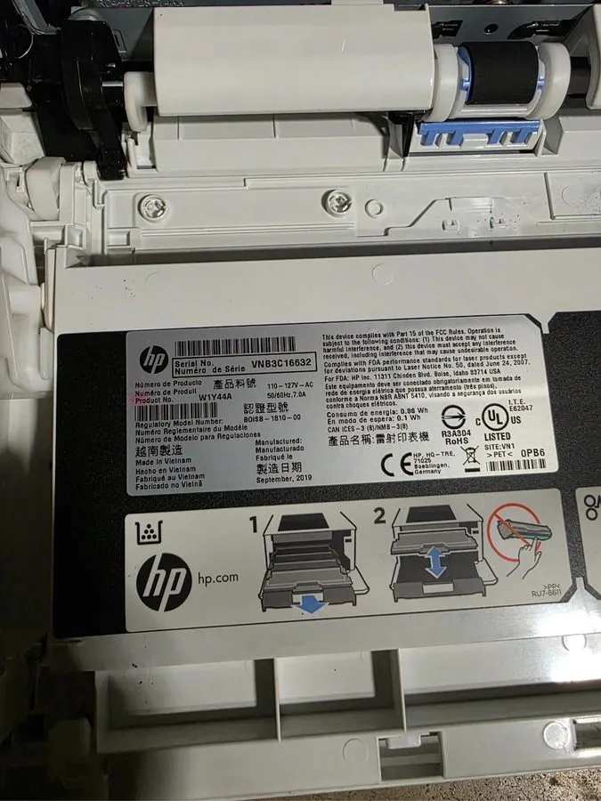 Лазерный принтер HP Color LaserJet Pro M454dn Duplex Network Laser Printer with  — фото лота 2