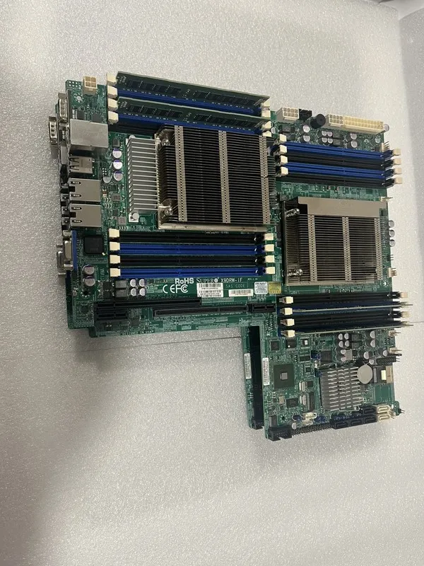 Сервер SuperMicro X9DRW-IF LGA2011 Server MB W/ CPU E5-2620V2, DDR3 32GB — фото лота 1