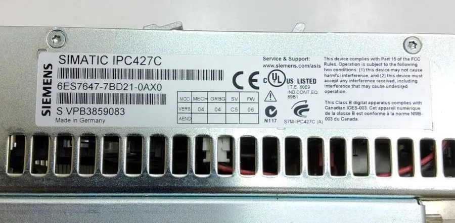 Промышленный компьютер Siemens 6ES7647-7BD21-0AX0 Simatic IPC427C Microbox PC