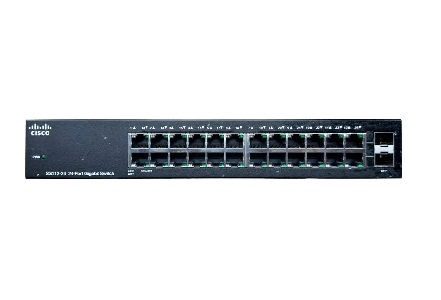 Коммутатор Cisco Compact 24-Port Gigabit Unmanaged Network Switch SG112-24