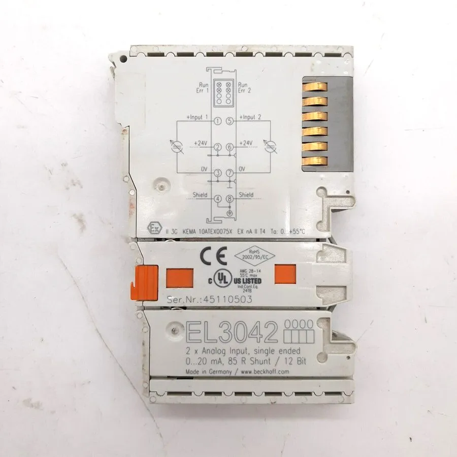 Модуль ввода-вывода Beckhoff EL3042 Analog Input EtherCAT Terminal