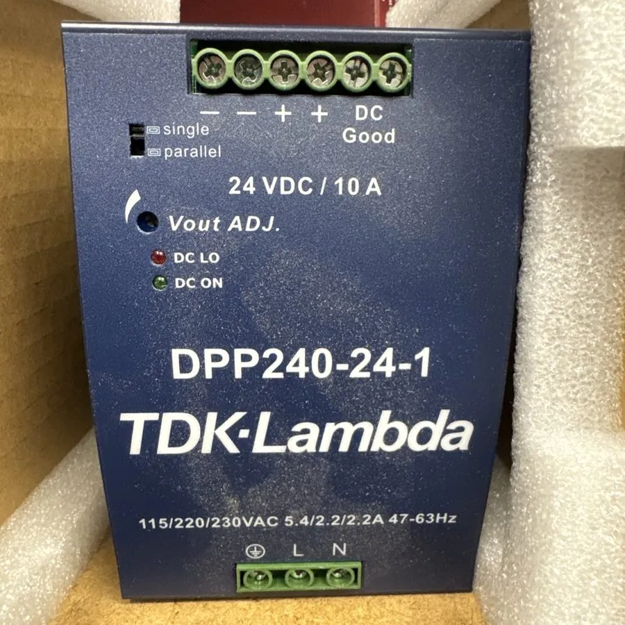 Блок питания TDK-Lambda DPP240-24-1 DIN Rail Power Supply 24VDC 10A 240W AC-DC — фото лота 1