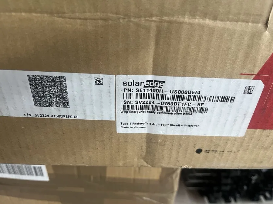 Инвертор SolarEdge 11.4kW Inverter SE11400H-US000BEI4 Unopened