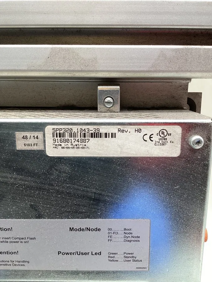 IIoT-устройство B&R 5PP320.1043-39 Power Panel 300 Touchscreen — фото лота 1
