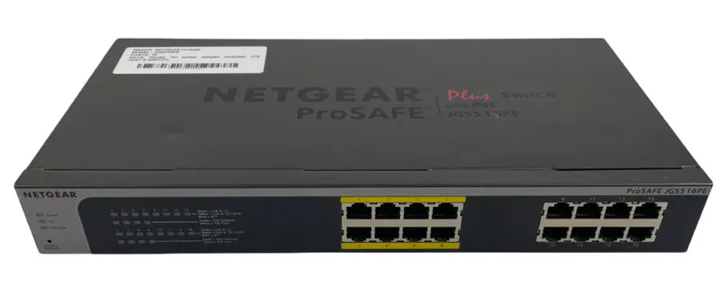 Коммутатор NETGEAR ProSAFE JGS516PE 16-Port Gigabit + PoE Network Switch; 616119