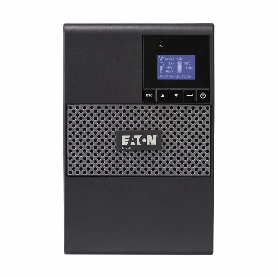 ИБП Eaton 5P UPS Tower 750VA 600W LCD 15A 120V Outputs: 5-15R, 5P750 — фото лота 1