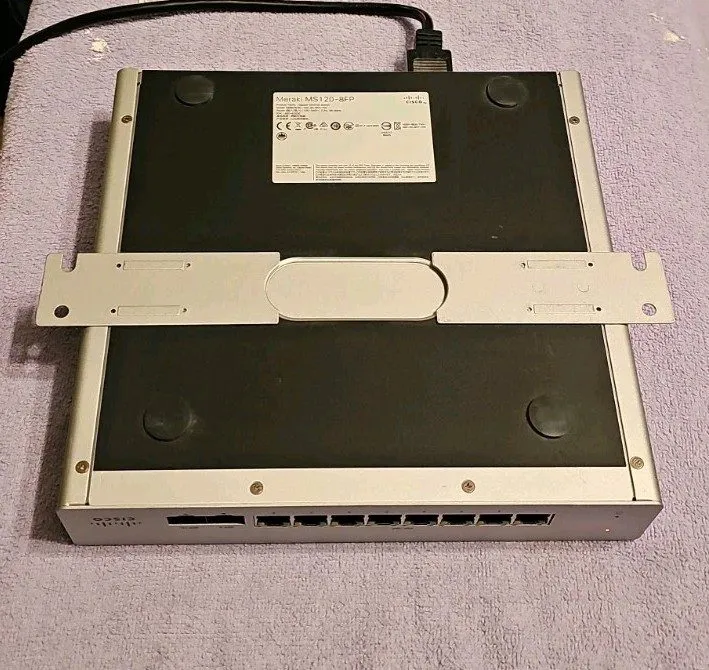 Коммутатор UNCLAIMED Cisco Meraki MS120 8 Port Gigabit Switch 124W PoE+ MS120-8F