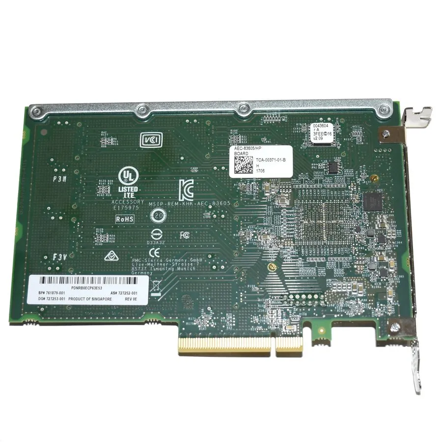 Экспандер Hp Smart Array 12gb Pci-e Sas Expander Card, 761879-001, 727252-001 — фото лота 2