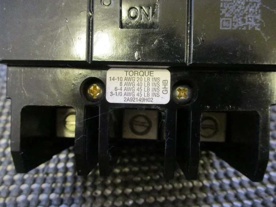 Автоматический выключатель EATON WESTINGHOUSE GHB3060 3 POLE 60 AMP 480v CIRCUIT