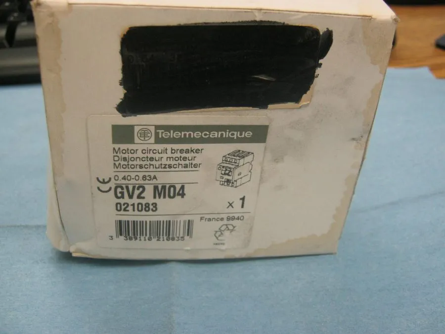 Автоматический выключатель TELEMECANIQUE GV2-M04 MOTOR CIRCUIT BREAKER, 0.4-0.63
