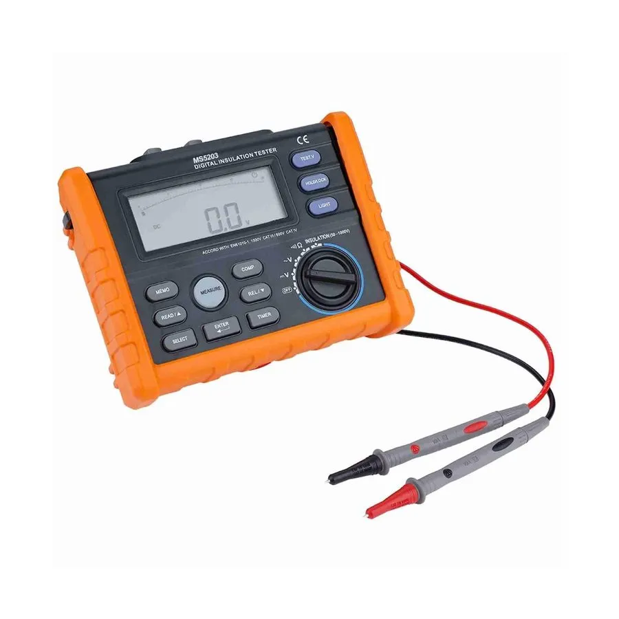 Тестер MS5203 Insulation Resistance Tester MS5205 Digital Megohmmeter 2500V 5000