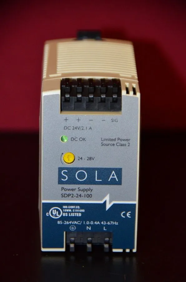 Блок питания Sola Model: SDP2-24-100 DIN Rail Mount Power Supply