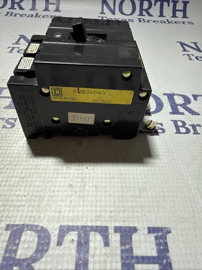 Автоматический выключатель SQUARE D EHB34040 EHB 3 POLE 40 AMP 480v NEHB CIRCUIT