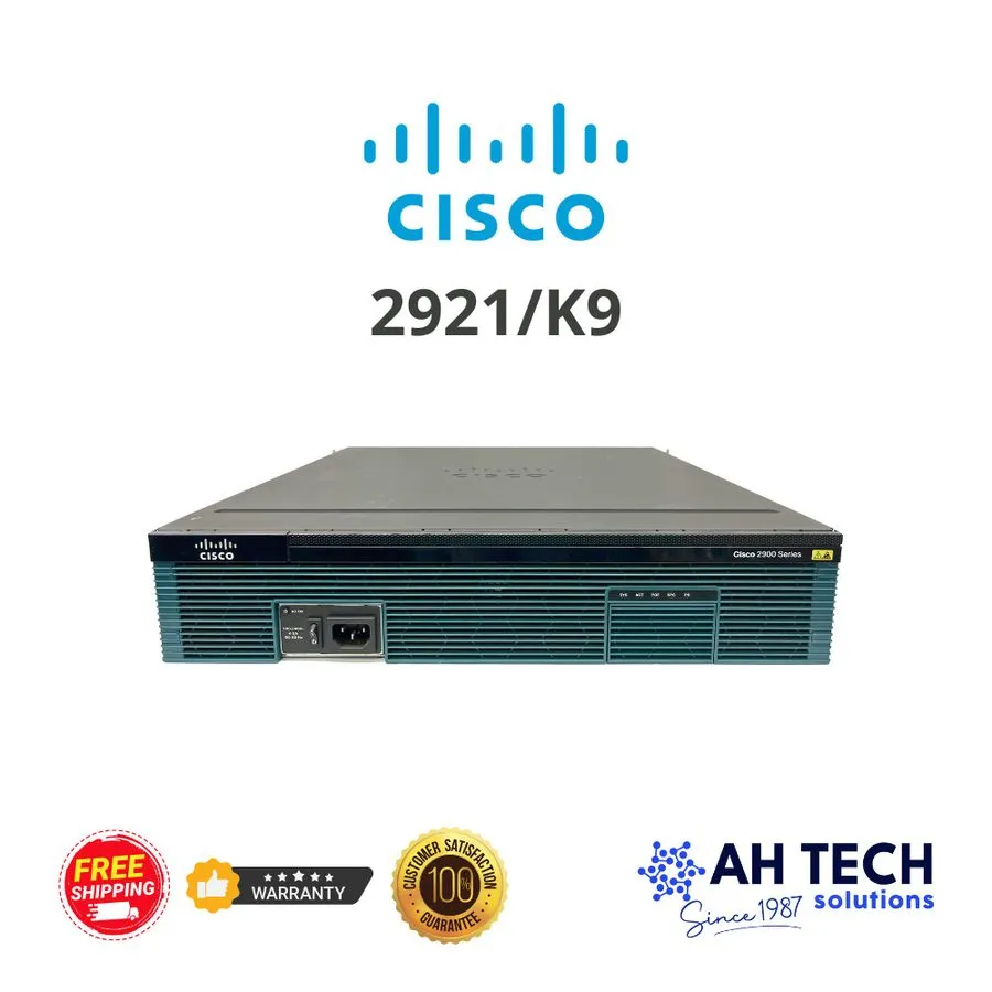 Маршрутизатор Cisco 2921/K9 3-Port Gigabit Integrated Services Router ISR