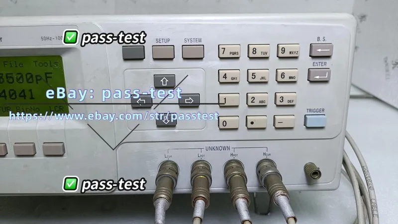 Тестер Tonghui TH2817A High-speed LCR Meter 10 Frequencies 50Hz-100kHz-fulltest