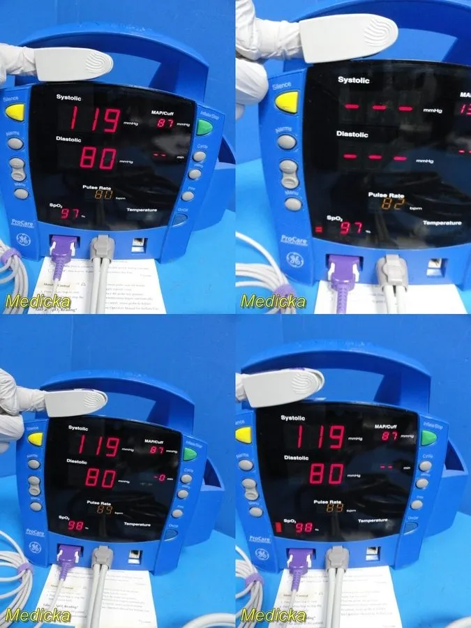 Блок питания GE Dinamap DPC 420N-EN Procare Monitor W/ SpO2/NBP Leads,Power Supp — фото лота 2